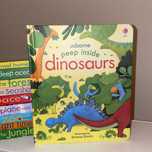 Детская Книжка про Динозавров Usborne (с открывашками!)