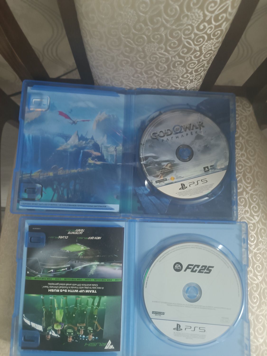 Игры пс5, фк25 и год оф вар рагнарек