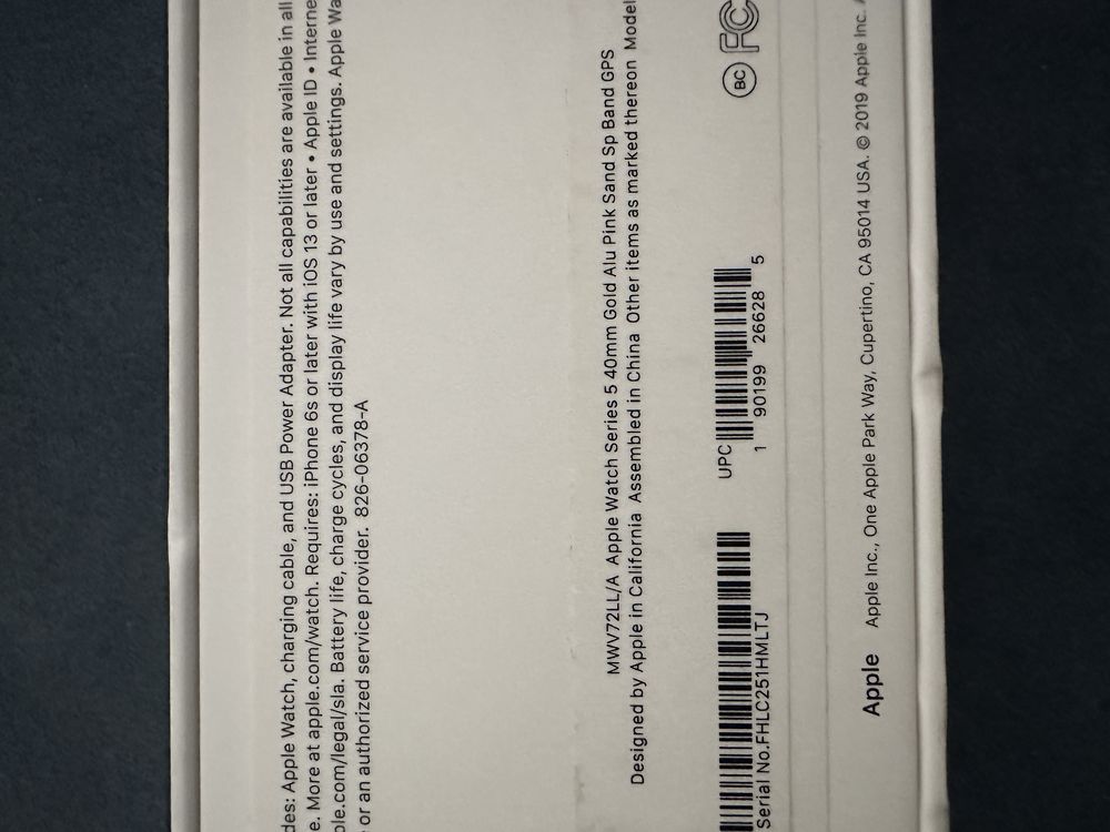 Apple Watch series 5 40 mm, Gold Alu Pink