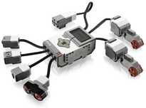 Микрокомпьютер, двигатели, датчики, кабели для LEGO EV3