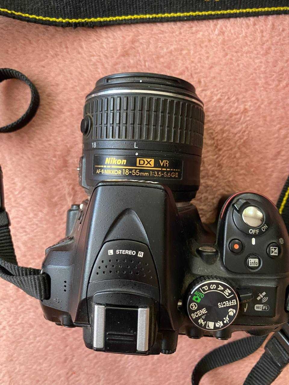 Зеркальная камера Nikon D5300 для фотосъёмки и видеосъемки проф