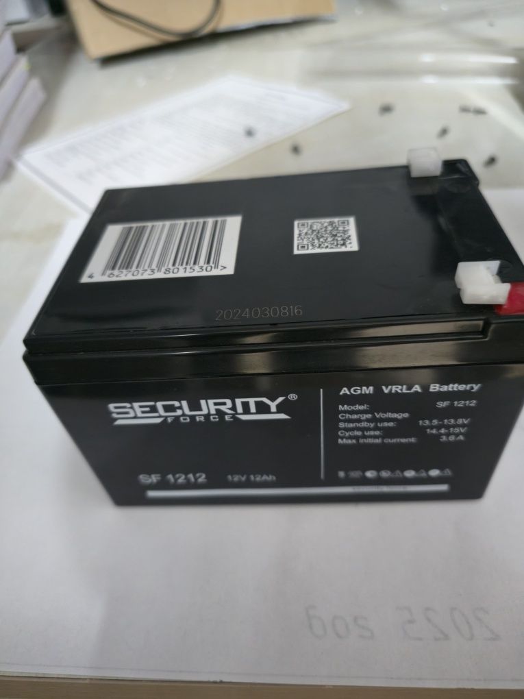Продам новые аккумуляторы 12V 12Ah
