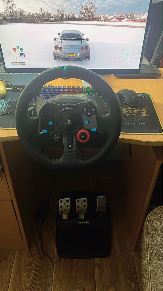 Продам игровой руль logitech g29