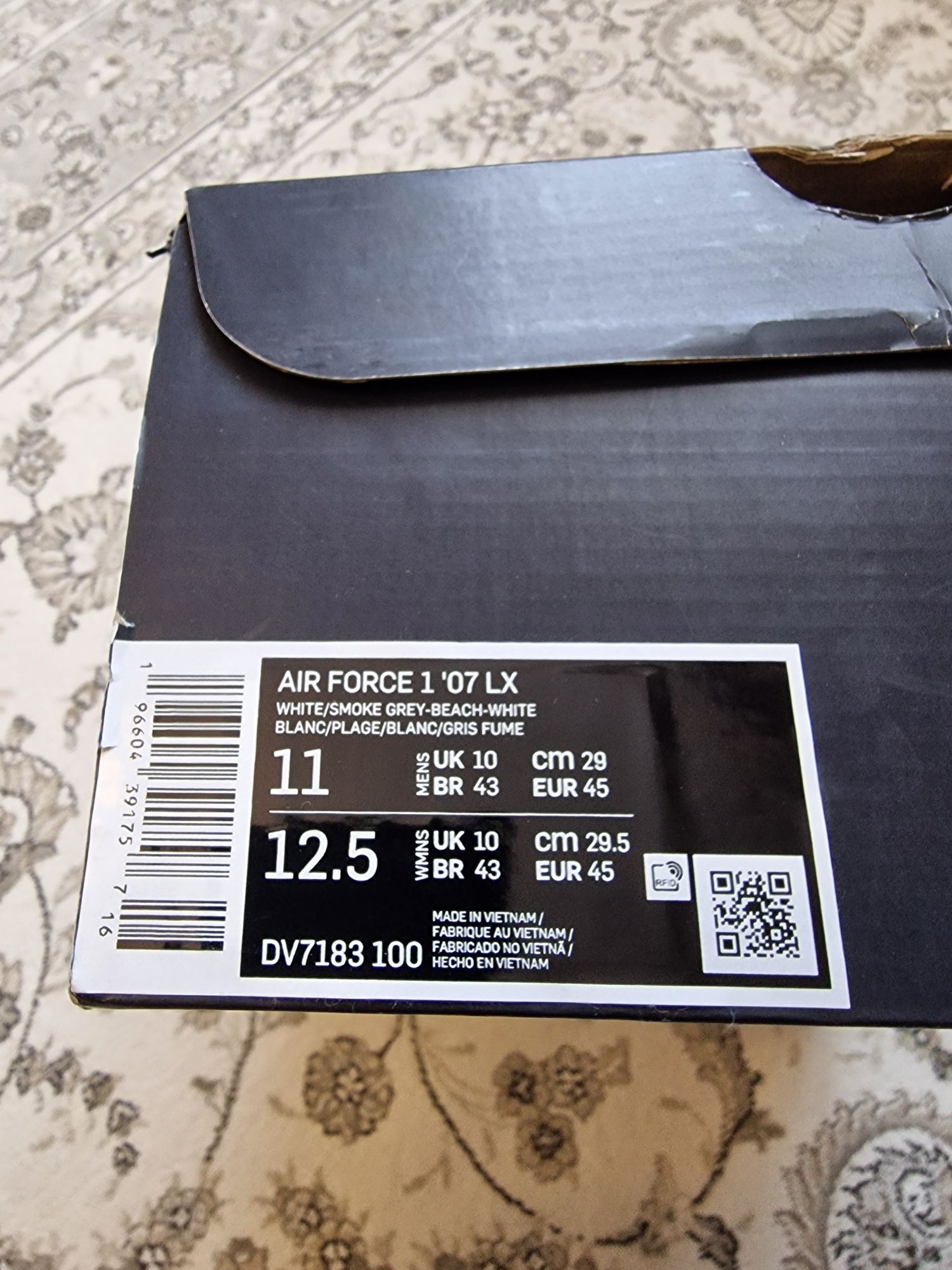 Nike air force 1 50 years hip-hop 44р