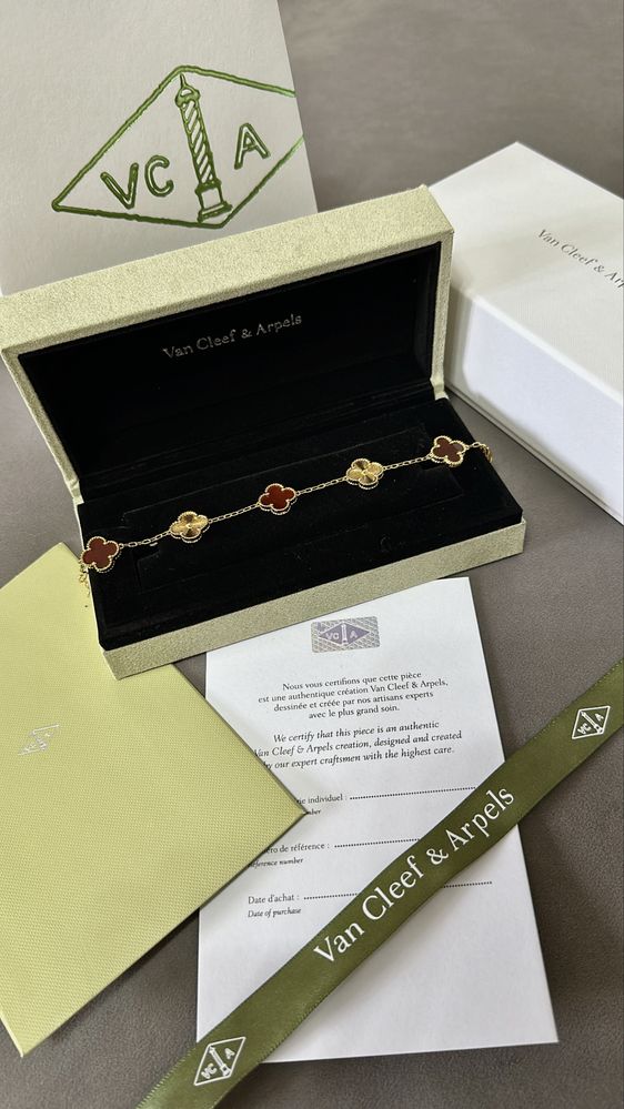 Van Cleef продам lux 1:1 самый высший класс gold 18k