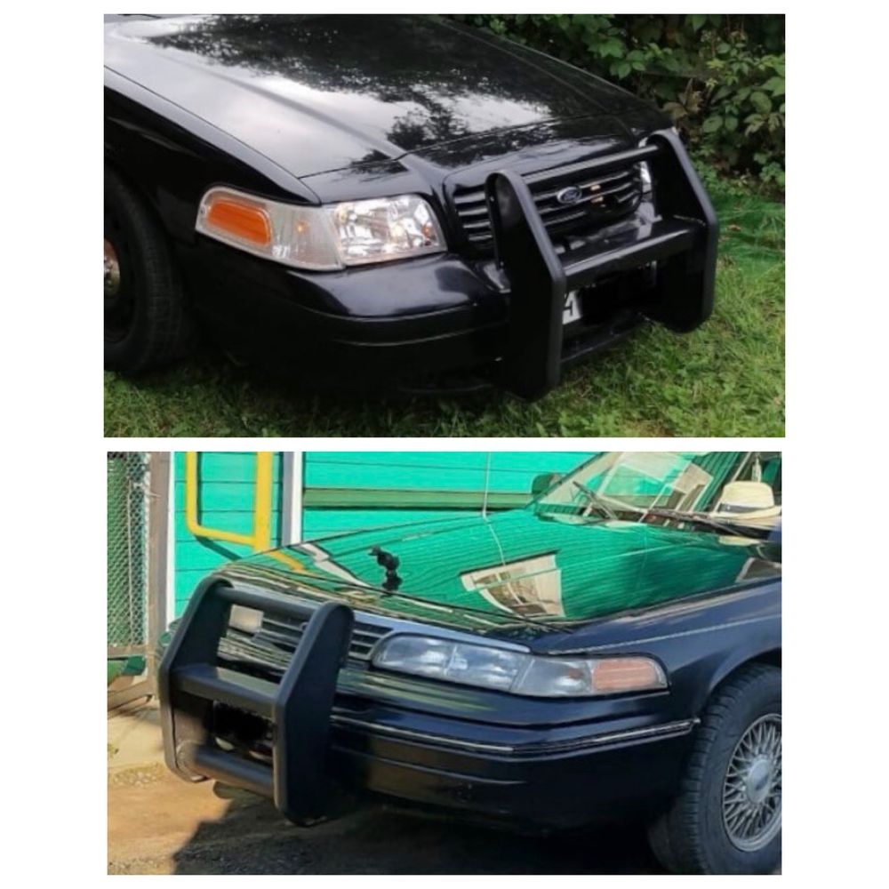 Защита бампера Таран Кенгурятник police crown Victoria