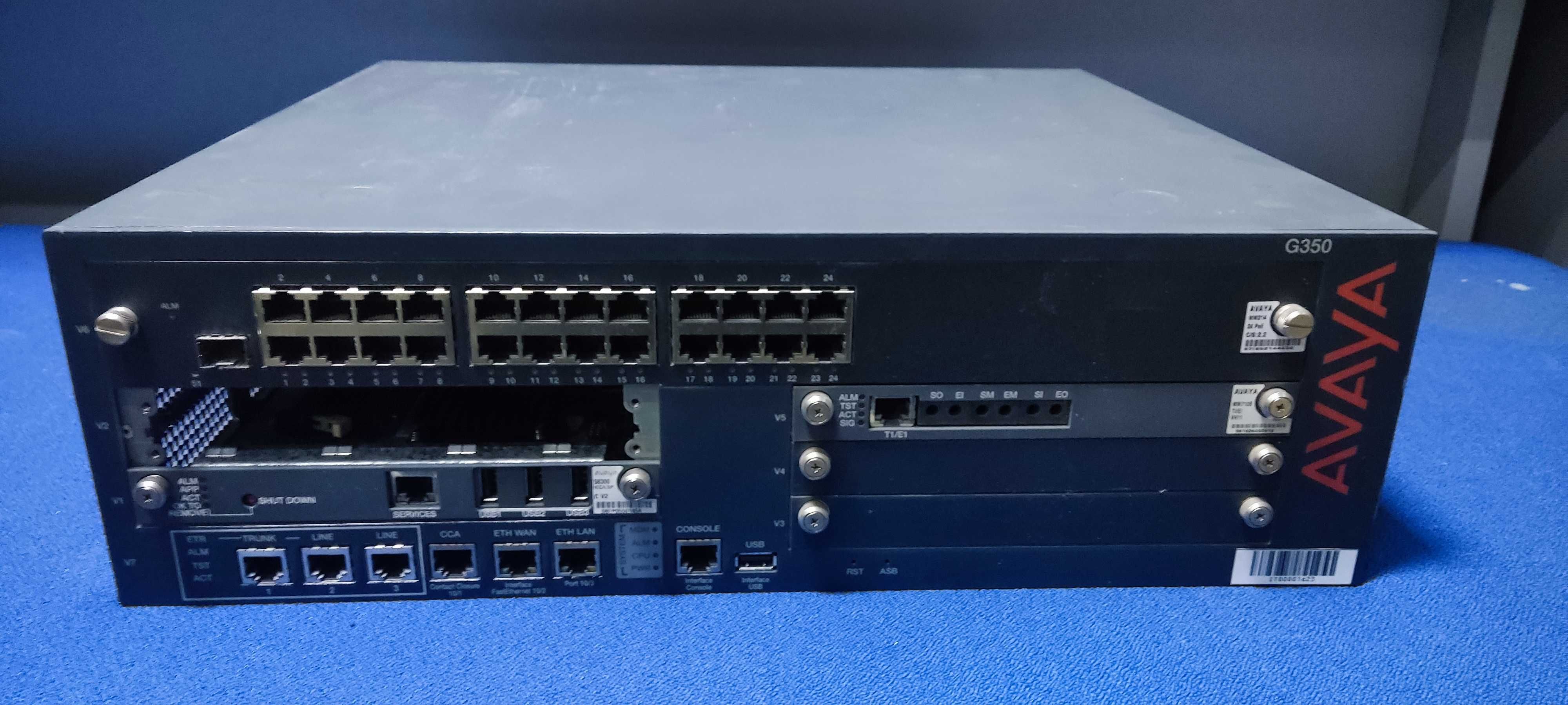 Avaya G350 медия шлюз с Avaya S8300 медия сервером