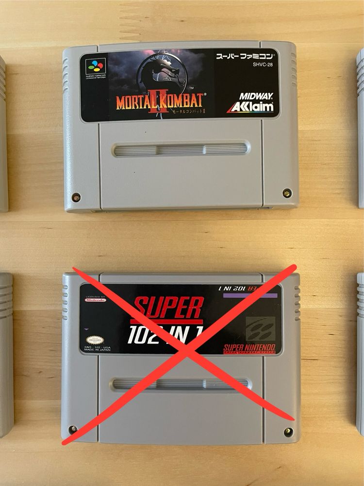Лицензионные картриджы для Super Nintendo