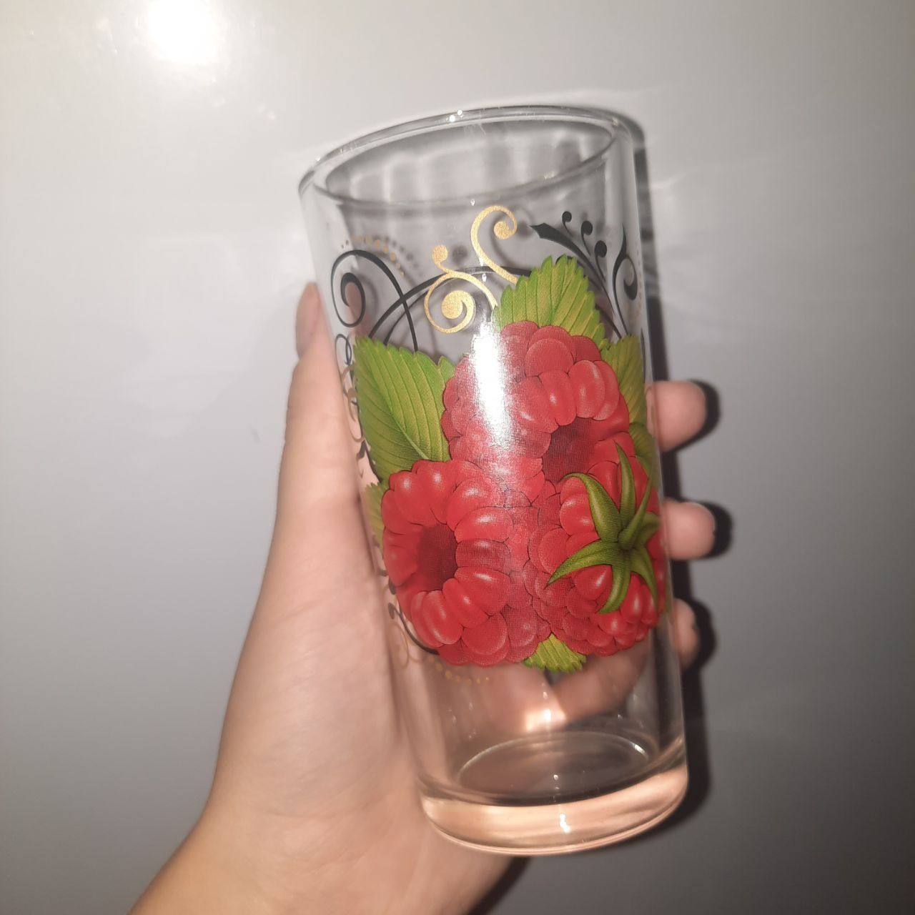 Стаканы стеклянные с декором