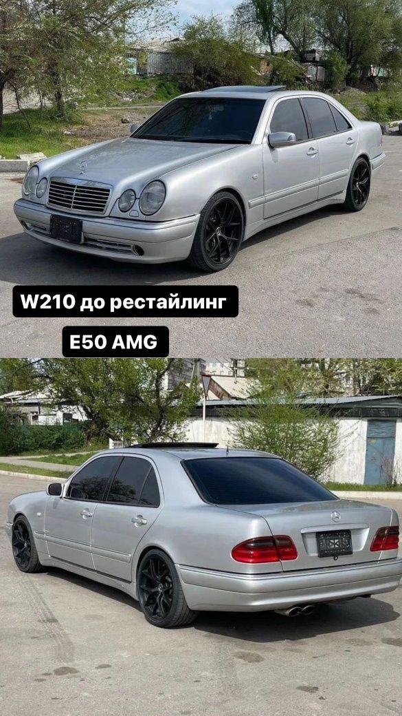 Комплект Бампер Пороги AMG 5.0 Мерседес W210