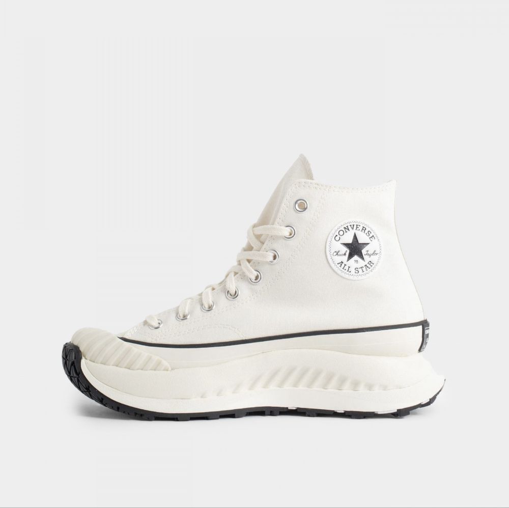 Кеды Converse, белые на платформе