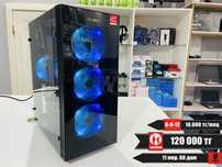 Рассрочка! Системный блок- Core i3-10100/16Gb/SSD 480+500Gb/RX 580 8Gb