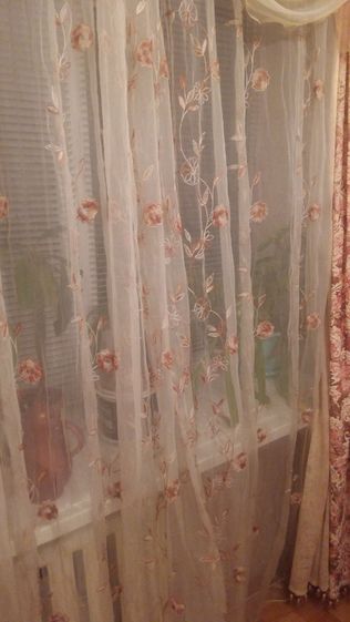 Занавески тюль для кухни и зала