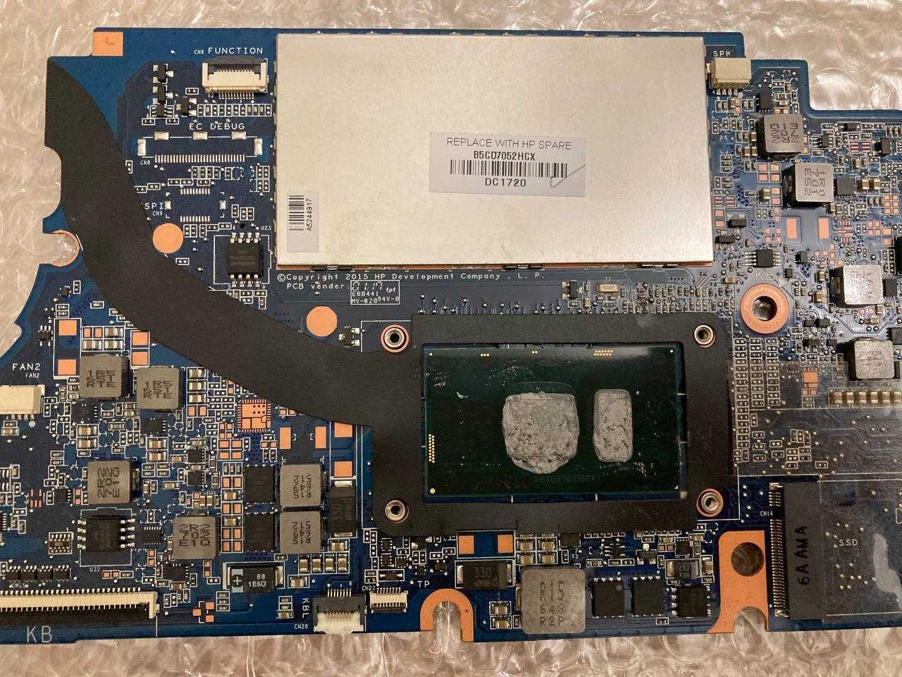 Материнская плата ноутбука HP EliteBook 1040 G3 (i7-6600U, 16GB RAM)