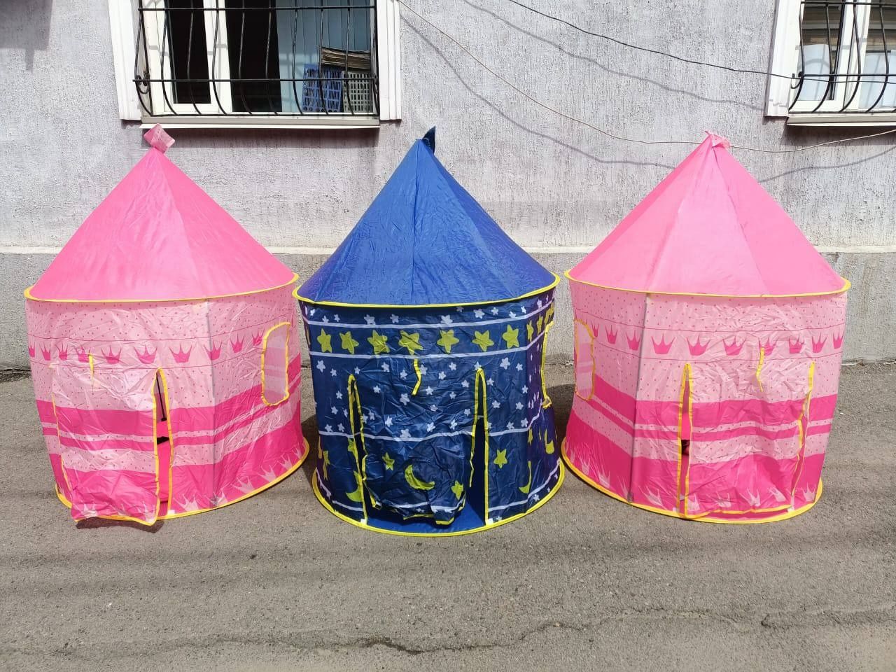 Детский палатка синий и розовый
