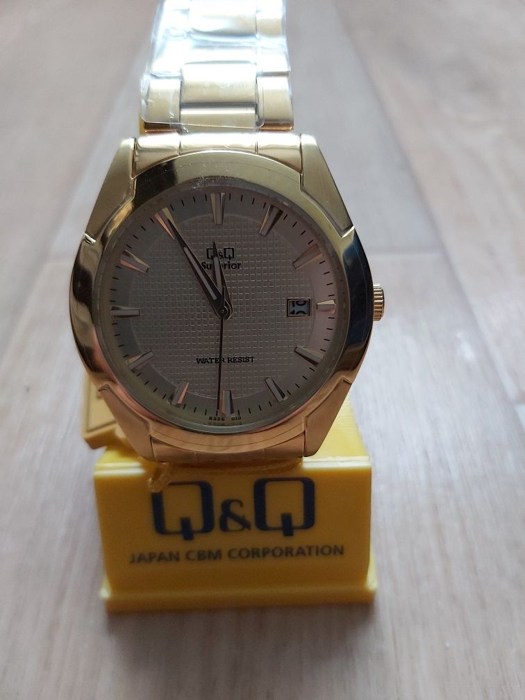 Фирменные мужские наручные  часы Q&Q superior