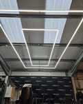 LED светильники соты линии любой рисунок для гаража