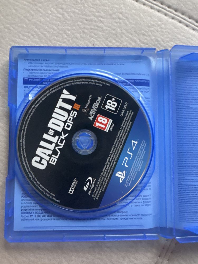 Диск call of duty Black ops 3