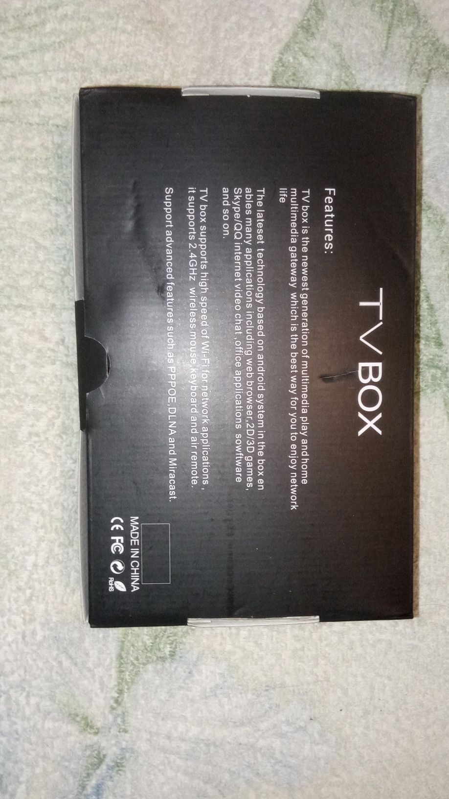 TV BOX новый не использовался.