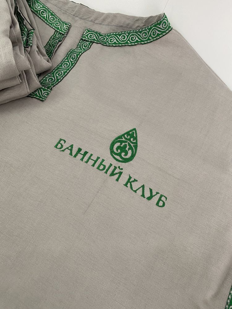 Вышивка логотипов для СПА, отелей, бани и фит. Клуба