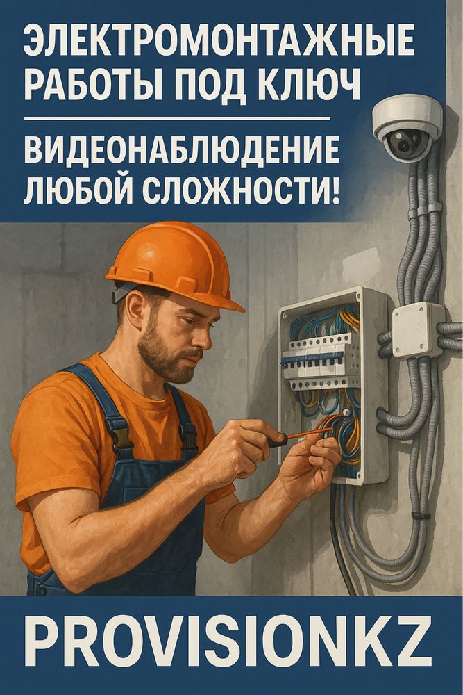 Электромонтаж и видеонаблюдение