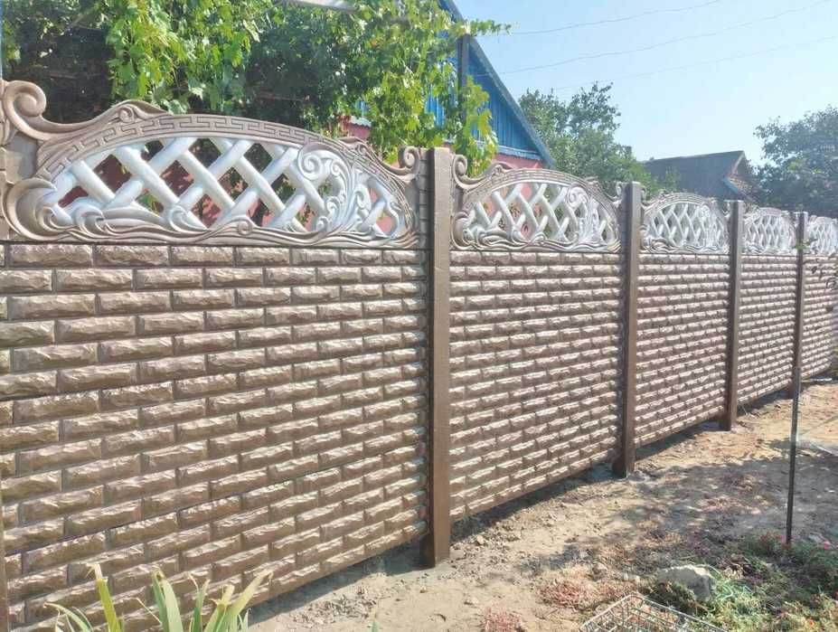 ворота, шлакоблок, ограда, забор, коршау Еврозабор с установкой