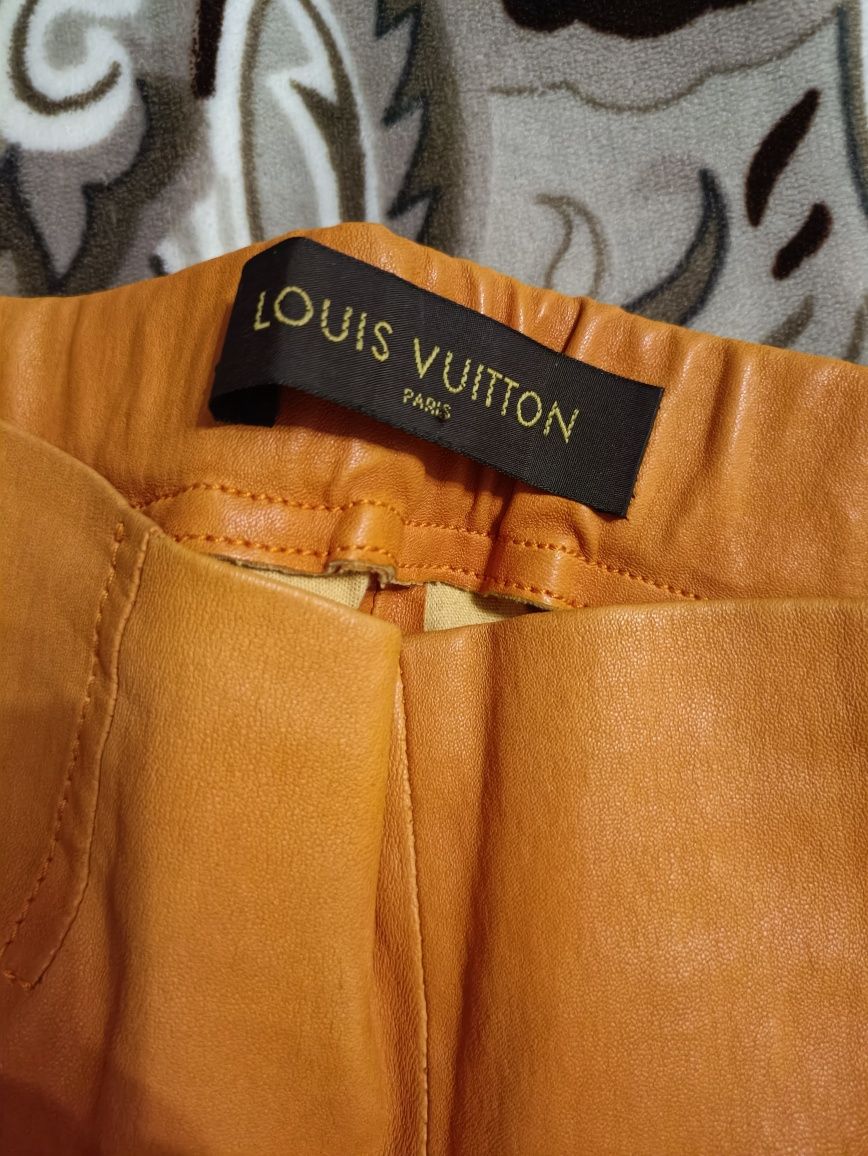 Кожаные штаны Louis Vuitton. Оригинал.