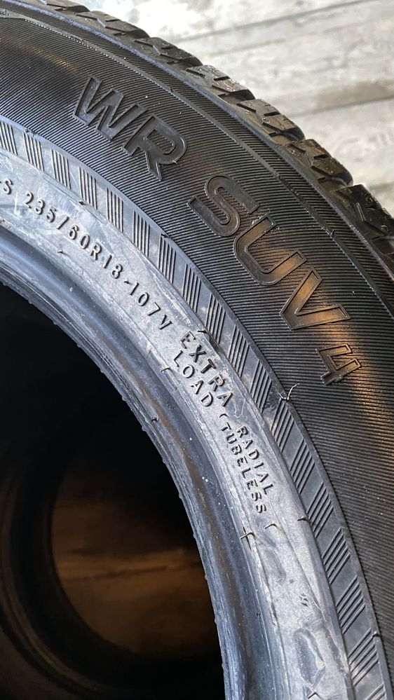 Резина зимняя nokian wr suv4 235/60/18