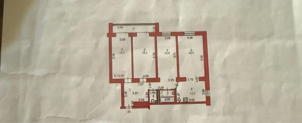Квартира 12 мкр дом 16 Г