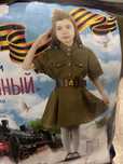 Платье военная форма для девочка рост134-140