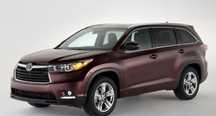 Стекла фар Toyota Highlander