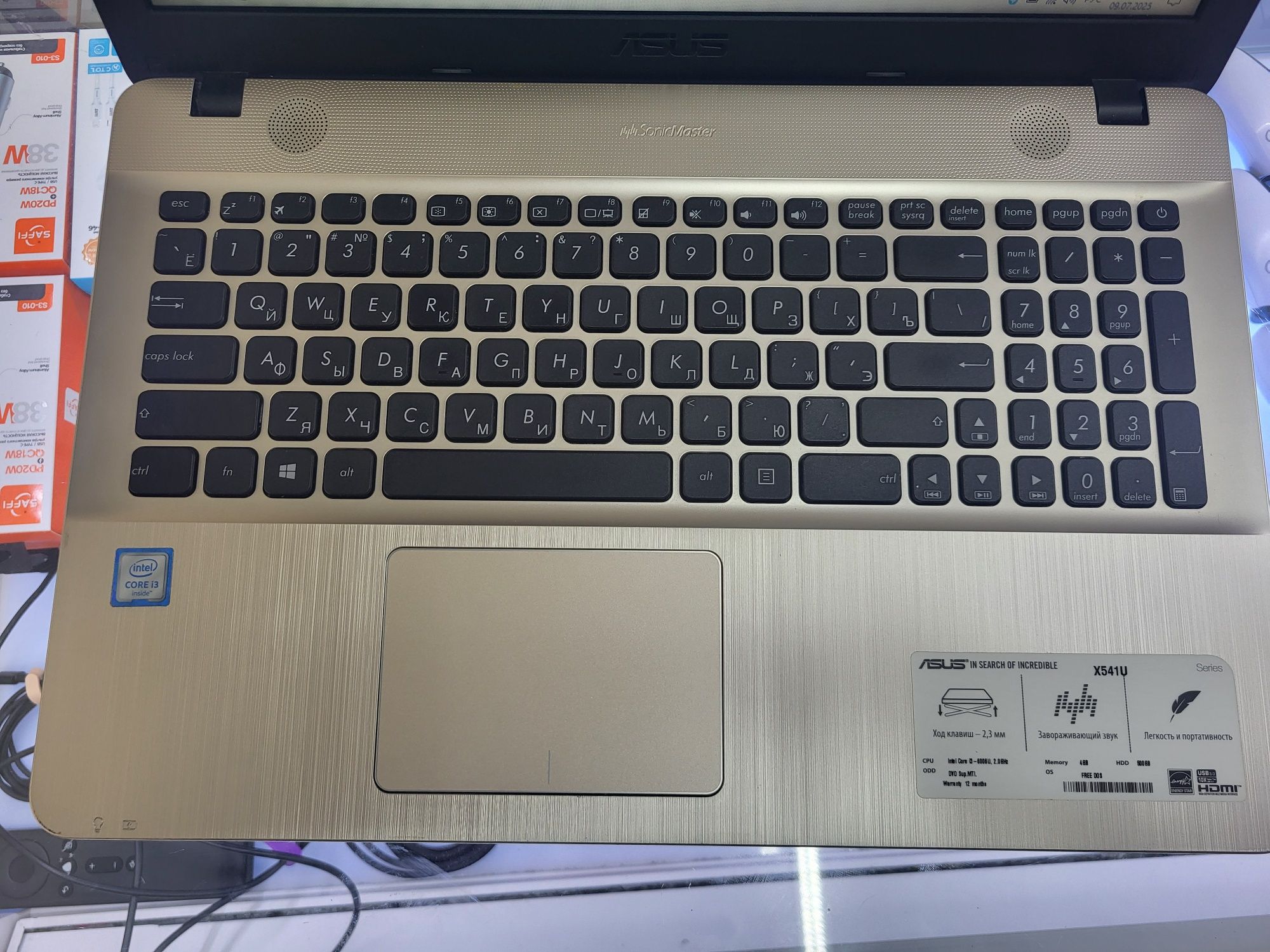 Ноутбук Asus core i3 6006u Озу 4гб hdd500gb рассрочка Реал ломбард