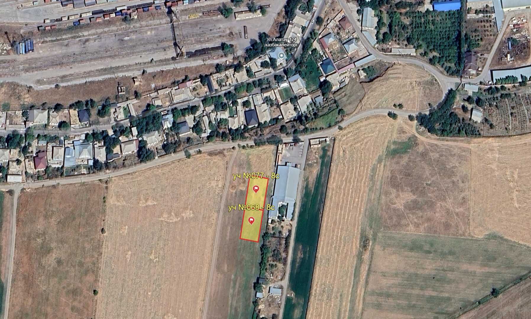 мкр Азат, ЖМ Орманшы, Майлытөбе көшесі, уч №068, №077 - 8 сотоктан