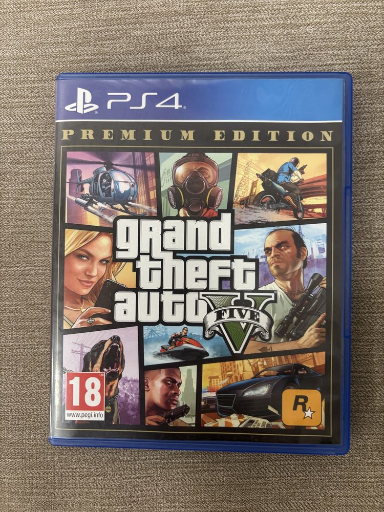 Продам GTA V для PS4/PS5 в отличном состоянии