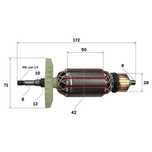 Ротор для болгарки / УШМ ALTECO AG 1500 15О, запчасти для инструментов