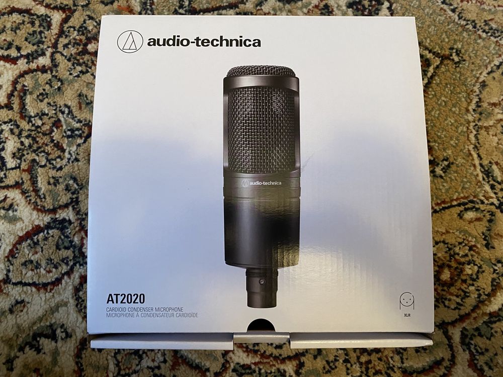 AT2020 + Focusrite Solo + DT 900 PRO X + стойка + XLR