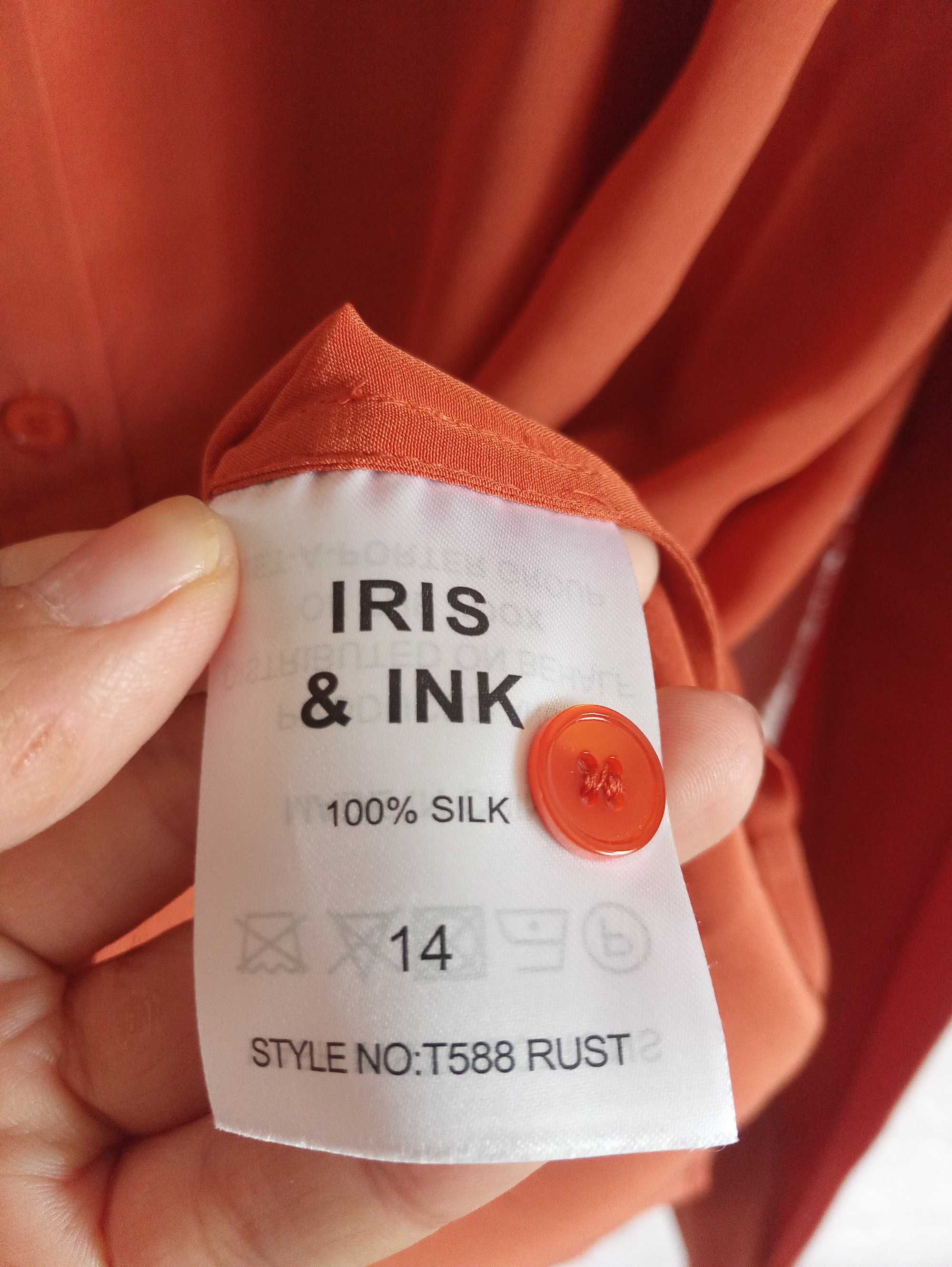 Продается новая блуза из натурального шелка Iris&Ink, 46-48 размера