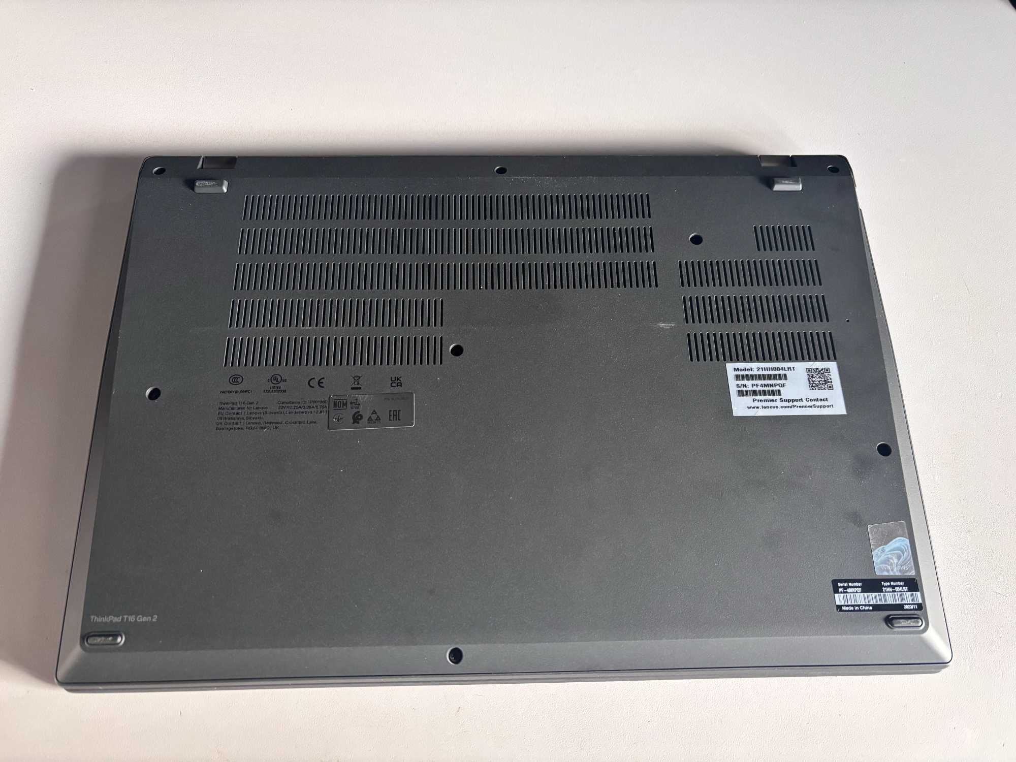 Thinkpad T16 Gen2. i5-1335u. Ram 16gb DDR 5-5600. ssd pci e 512 gb