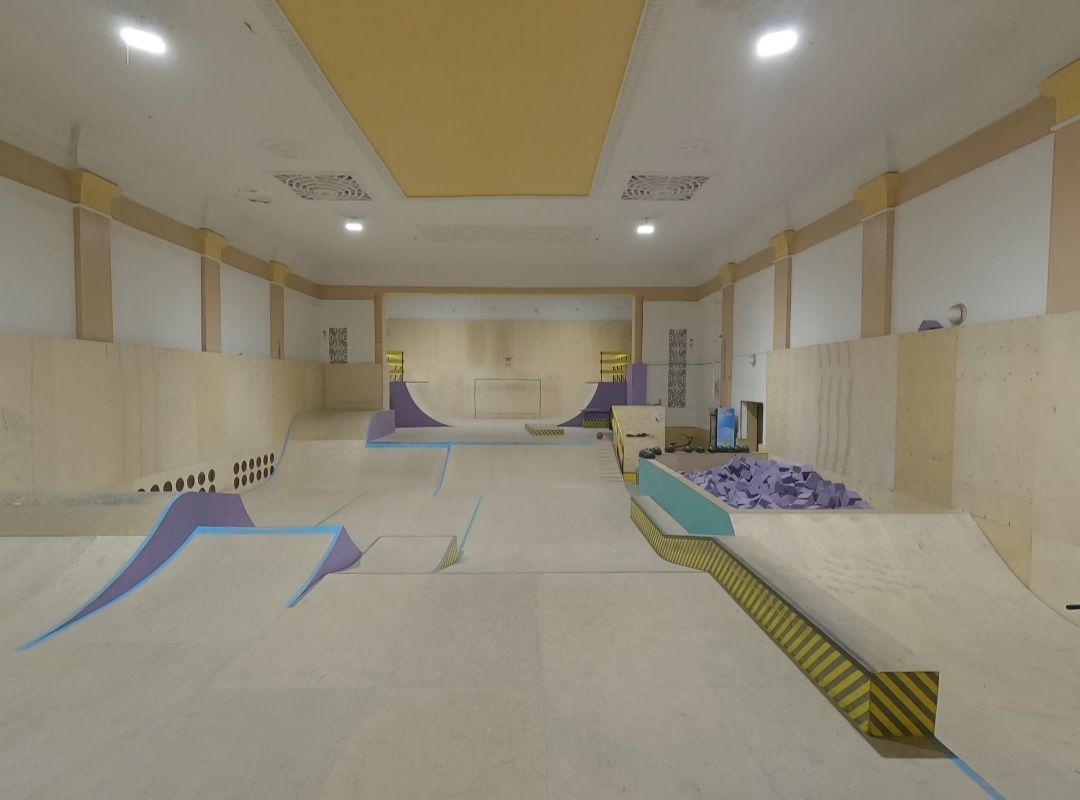 Каркасный скейт парк для скейборда, самоката, bmx велосипеда, роликов