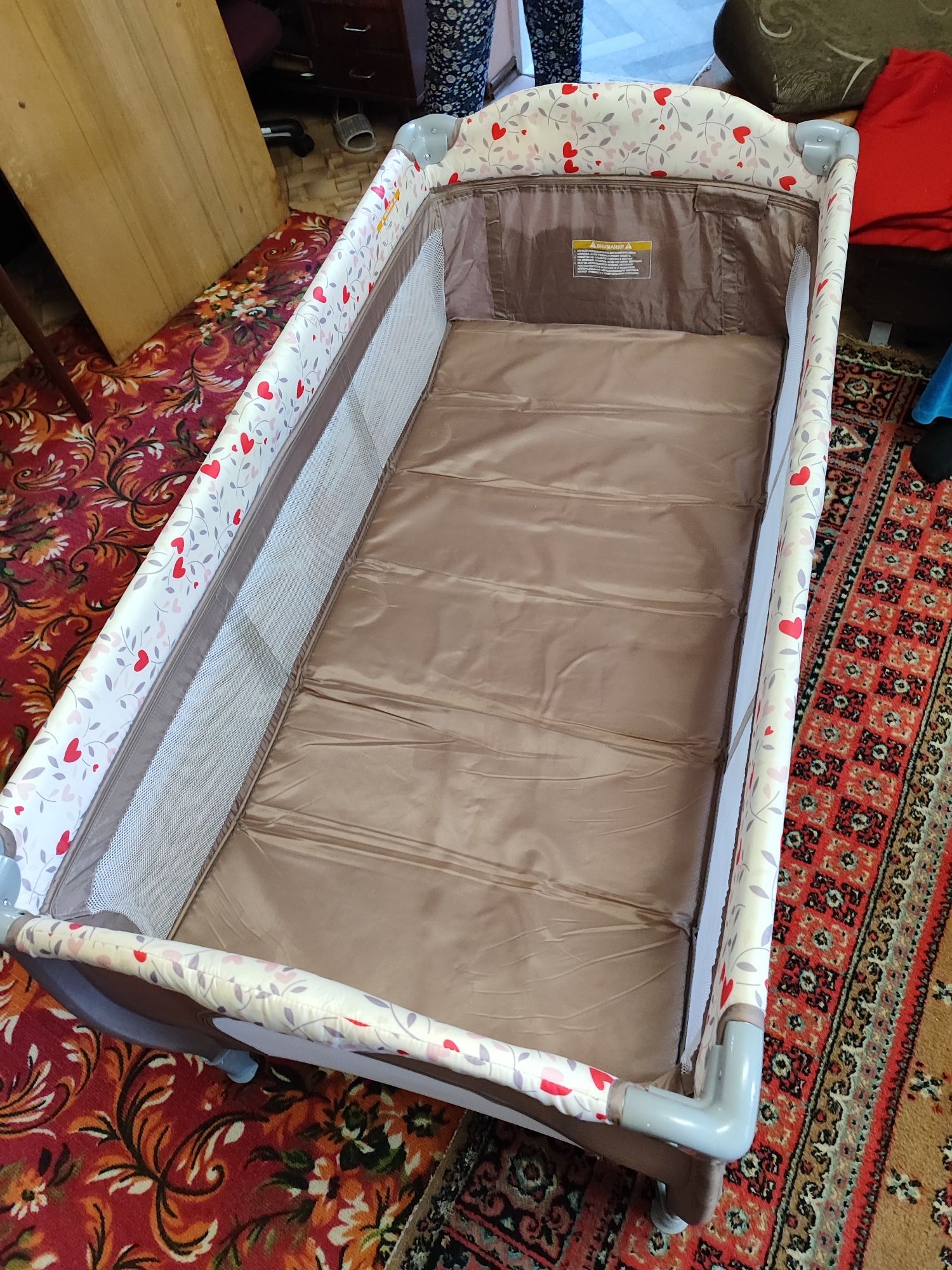 Манеж игровая два в одном