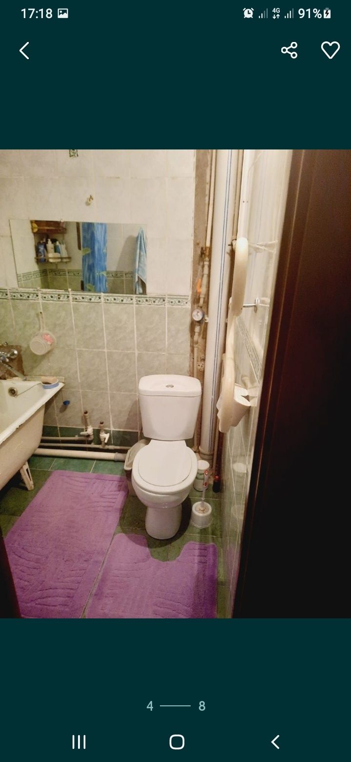 Продам 3-х ком квартиру.   Или обмен  на  1- комн кв.  +, с  доплатой