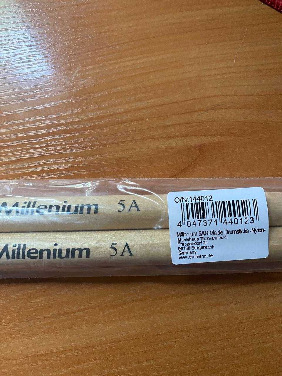 Барабанные палочки Millenium 5AN/5B Кленовые