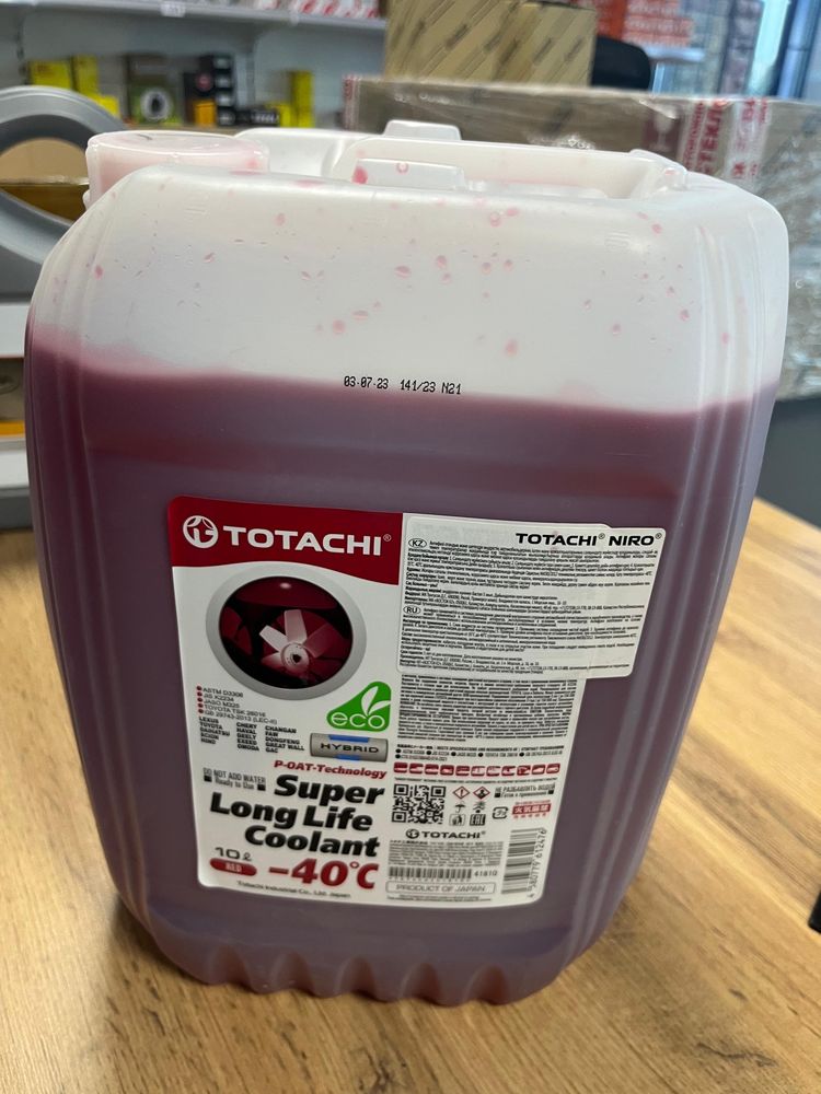 Антифриз красный 10л Totachi  SUPER Long Life