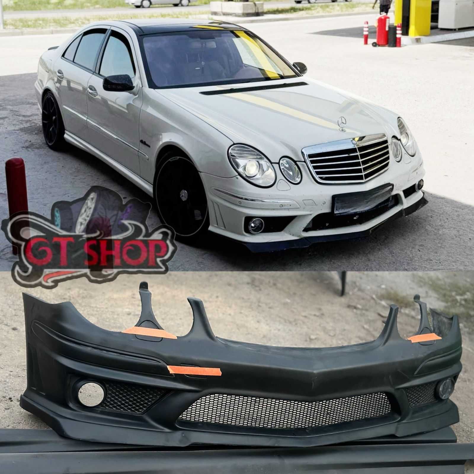 В продаже бампер Mercedes W211 AMG 6.3 рестайлинг Бампер, пороги, губа