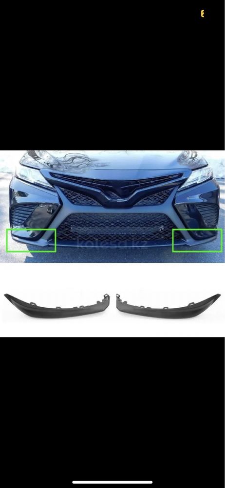 Спойлер переднего бампера губа молдинг Camry 70 камри