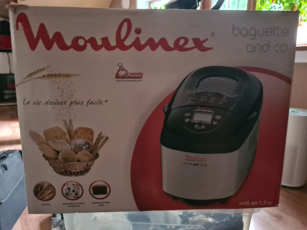 Хлебопечь moulinex baguette and co