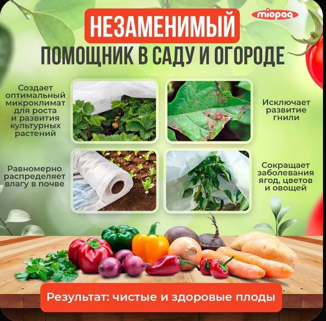 Спанбонд укрывной белый