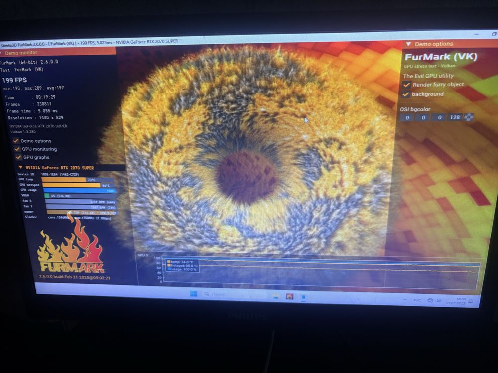 Видеокарта RTX 2070 super 8 Gb