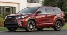 Стекла фар Toyota Highlander