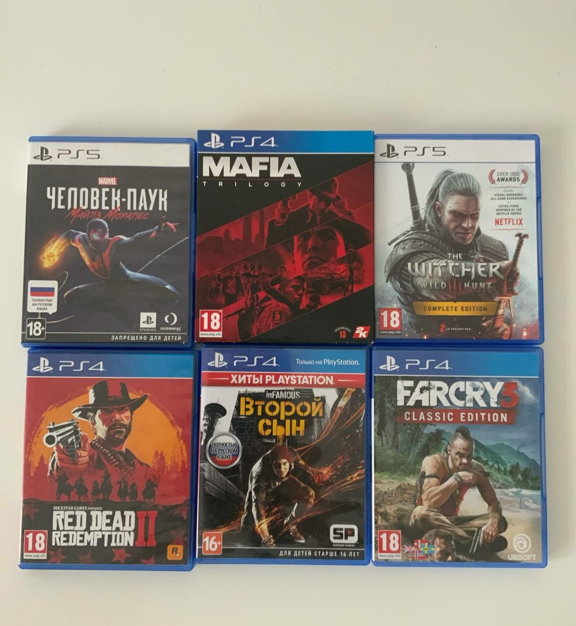 Диски игр playstation 4-5